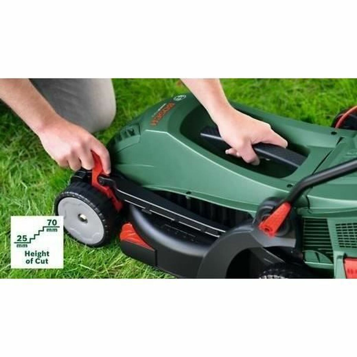 Gräsklippare BOSCH UniversalRotak 34V-26 40 L 1300 W 230 V 34 cm 20-70 mm - 3