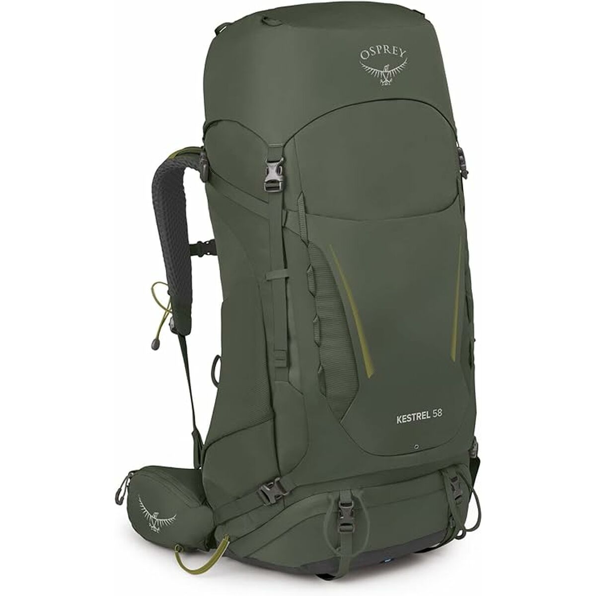 Vandringsryggsäck Osprey Kestrel Grön Persimon 58 L - 2