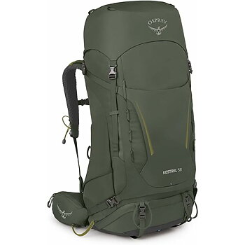 Vandringsryggsäck Osprey Kestrel Grön Persimon 58 L