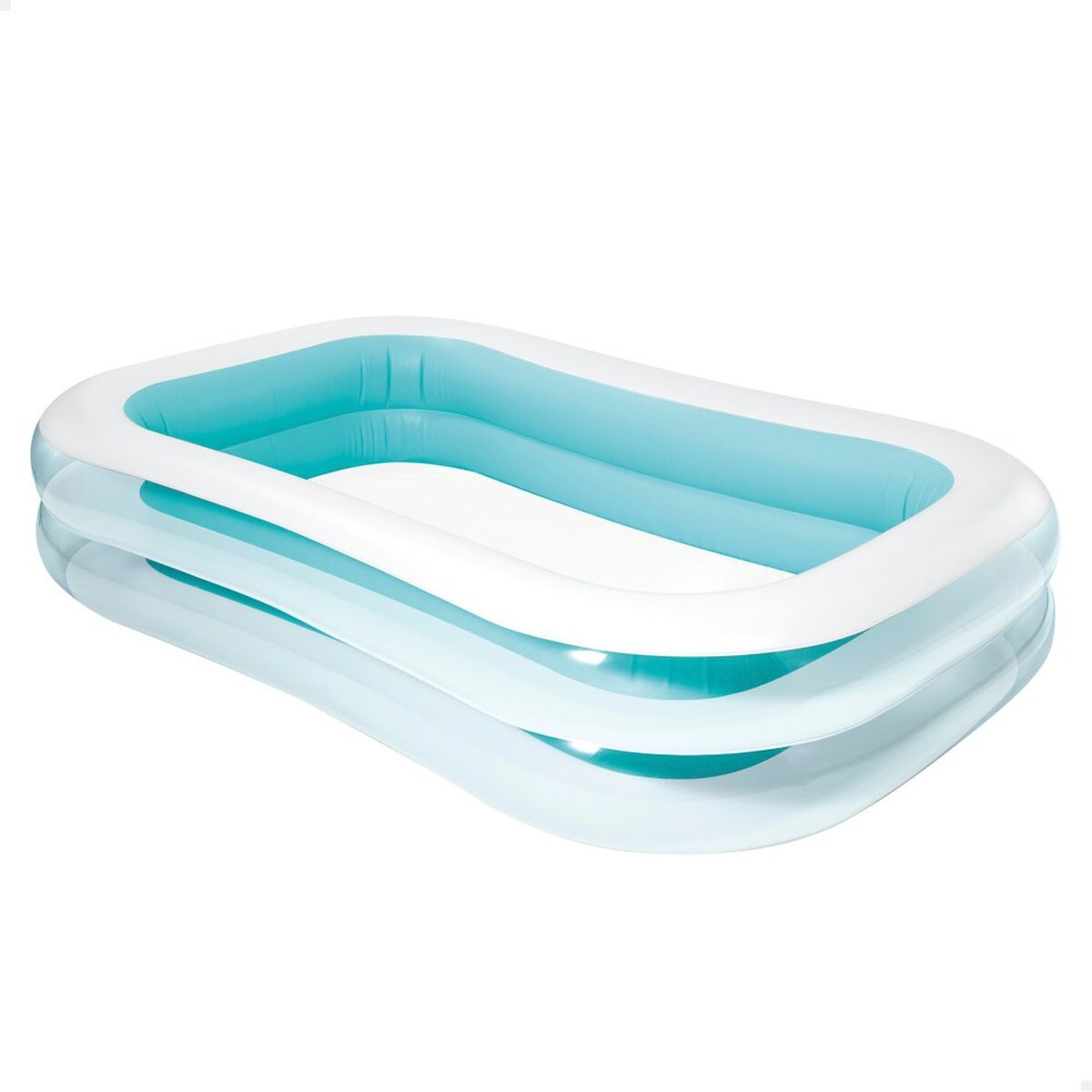 Upplåsbar bassäng Intex Vit/Grön 770 L 262 x 56 x 175 cm (2 antal) - 8