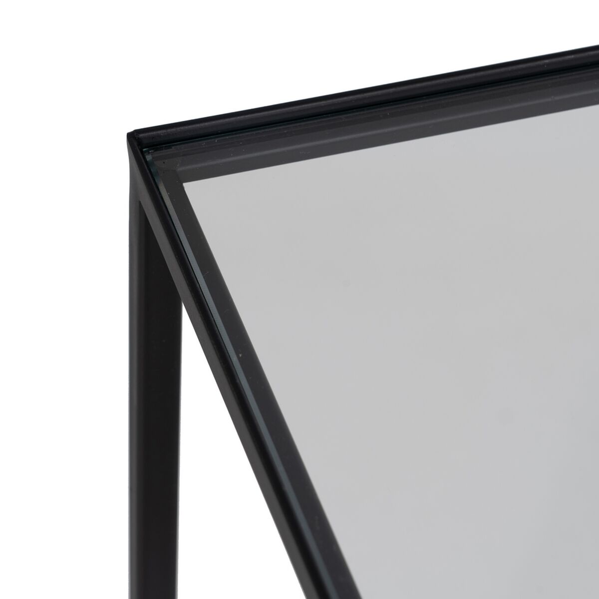 Bokhylla Svart Glas Järn 110 x 26 x 74 cm - 9