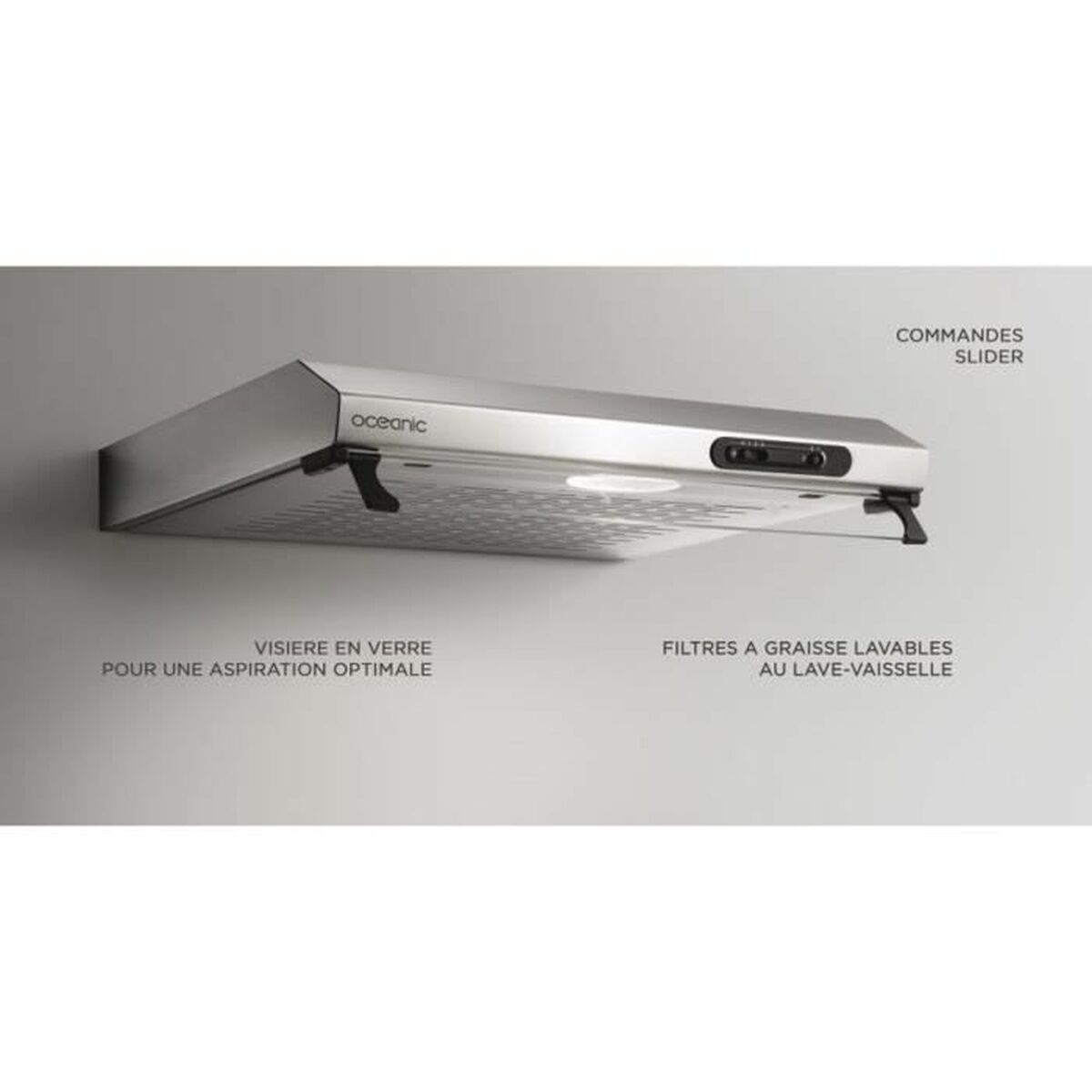 Konventionell fläkt Oceanic OCEAHC205S Grå 205 m3/h - 2