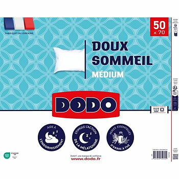 Kudden DODO DOUX SOMMEIL Vit 50 x 70 cm