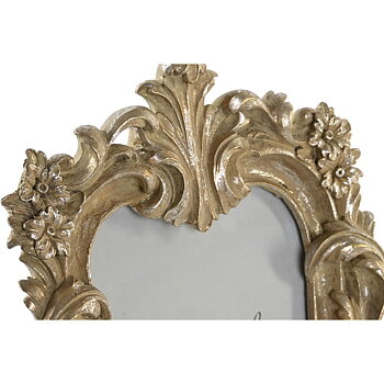 Fotoram DKD Home Decor 16 x 2,6 x 23 cm Gyllene Harts