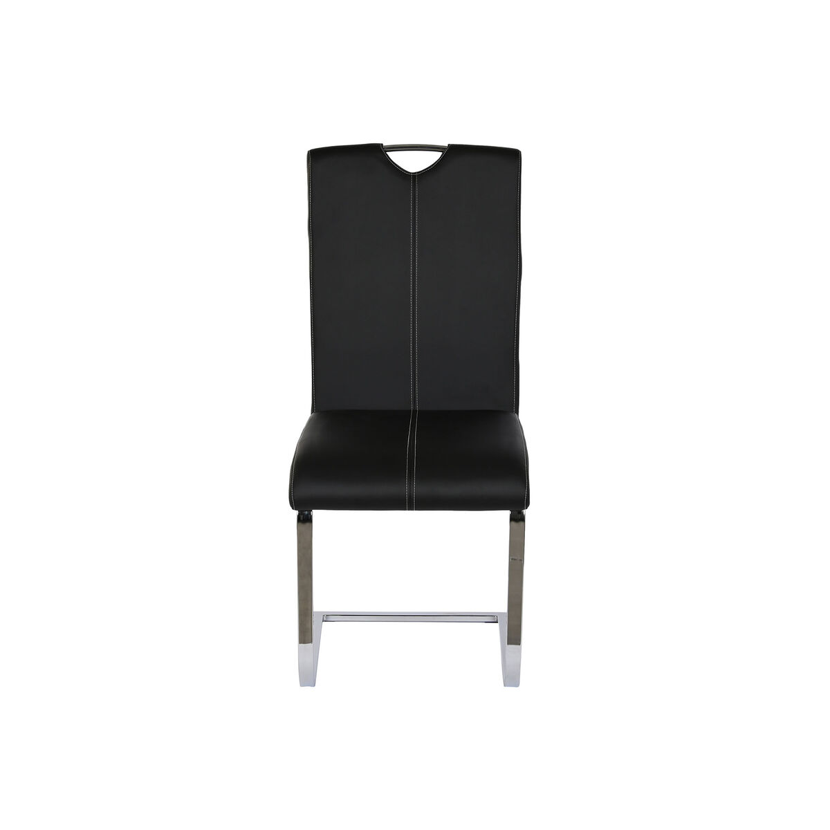 Matsalsstol DKD Home Decor Svart Metall Polyuretan (59 x 45 x 102 cm) - 12