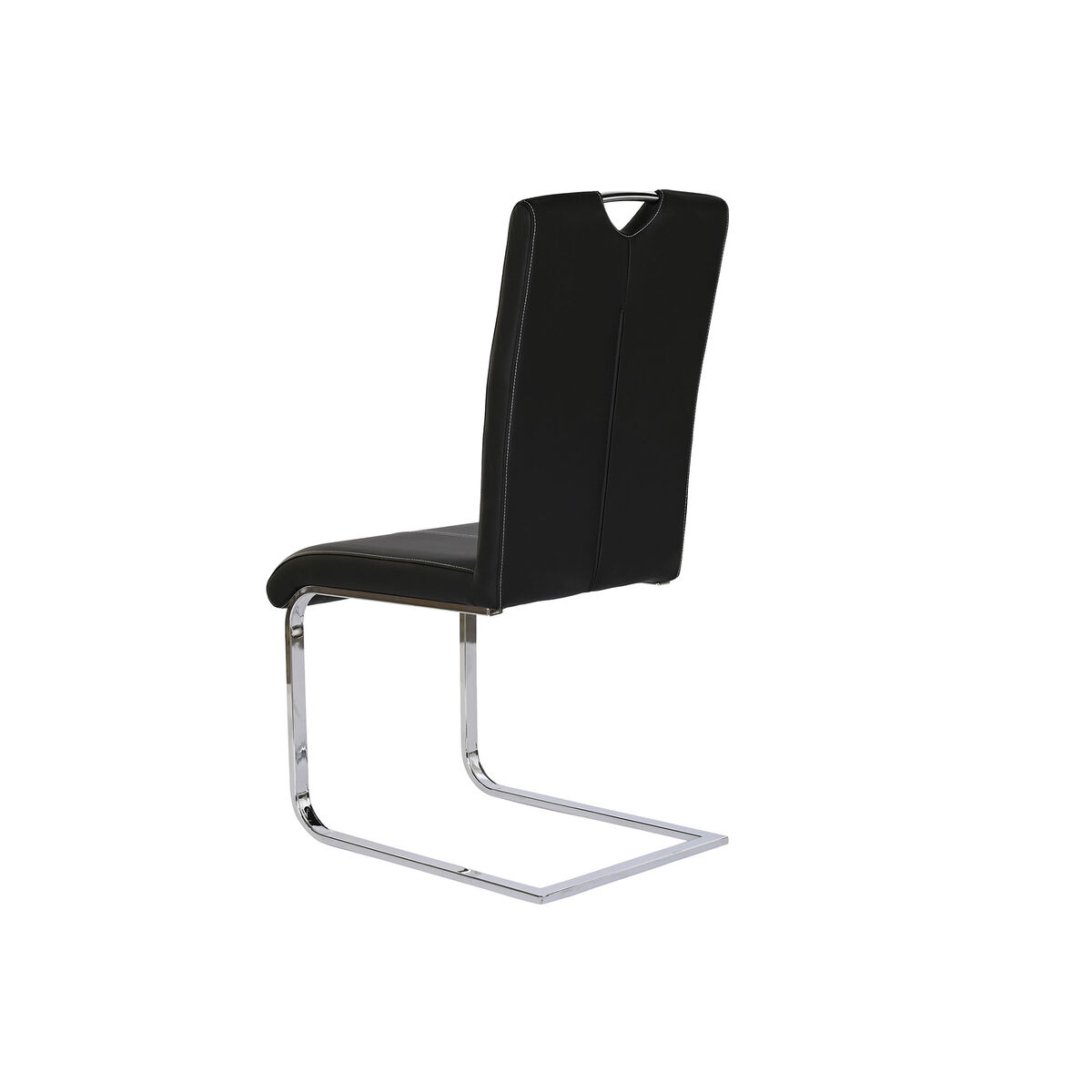 Matsalsstol DKD Home Decor Svart Metall Polyuretan (59 x 45 x 102 cm) - 10