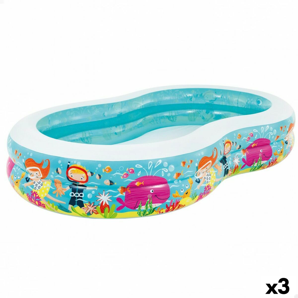 Upplåsbar bassäng Intex Paradise 700 L 262 x 46 x 160 cm (3 antal) - 6