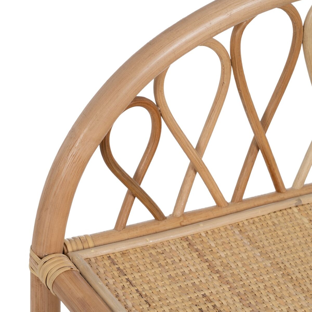 Bokhylla 60 x 41 x 80,5 cm Naturell Rattan - 9