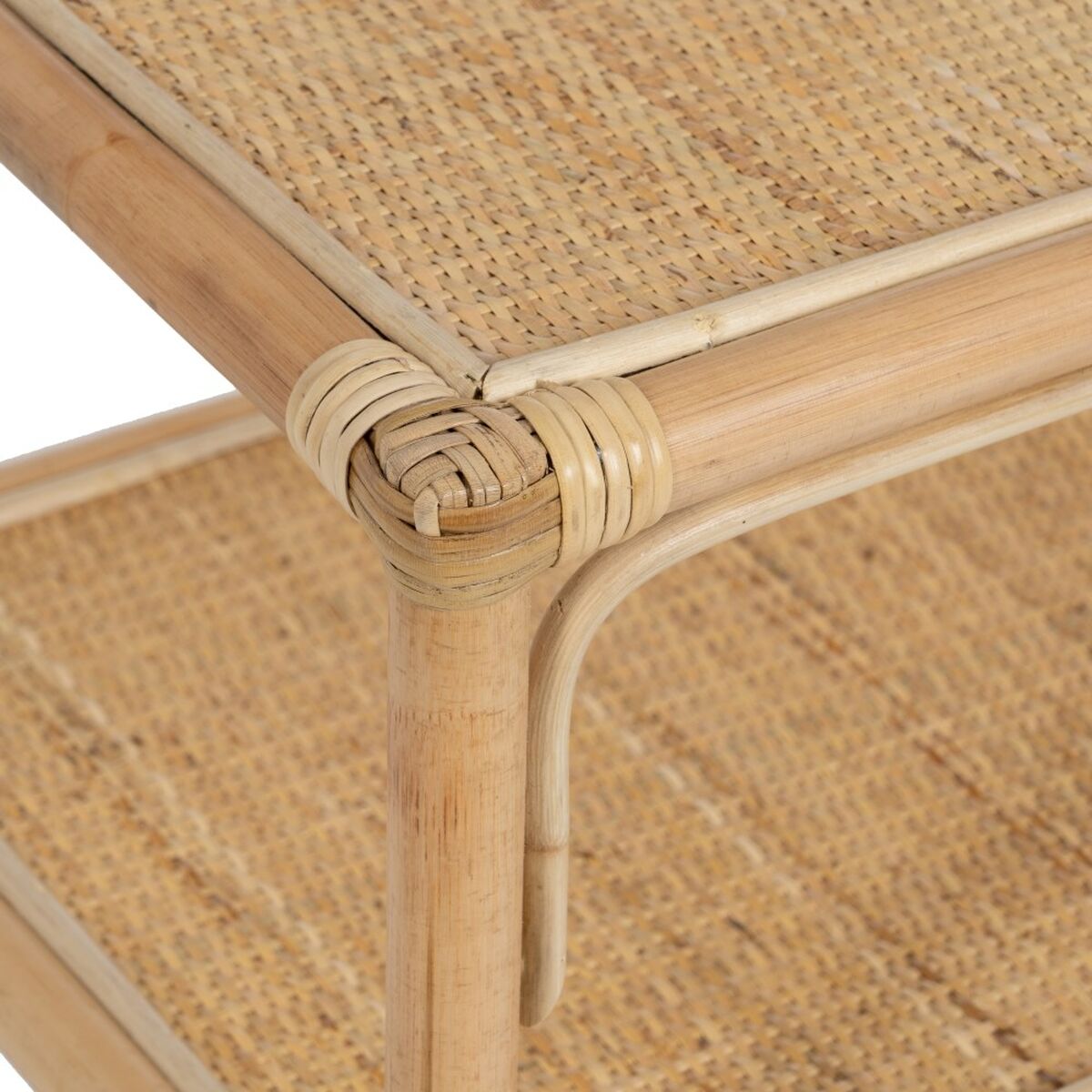 Bokhylla 60 x 41 x 80,5 cm Naturell Rattan - 10