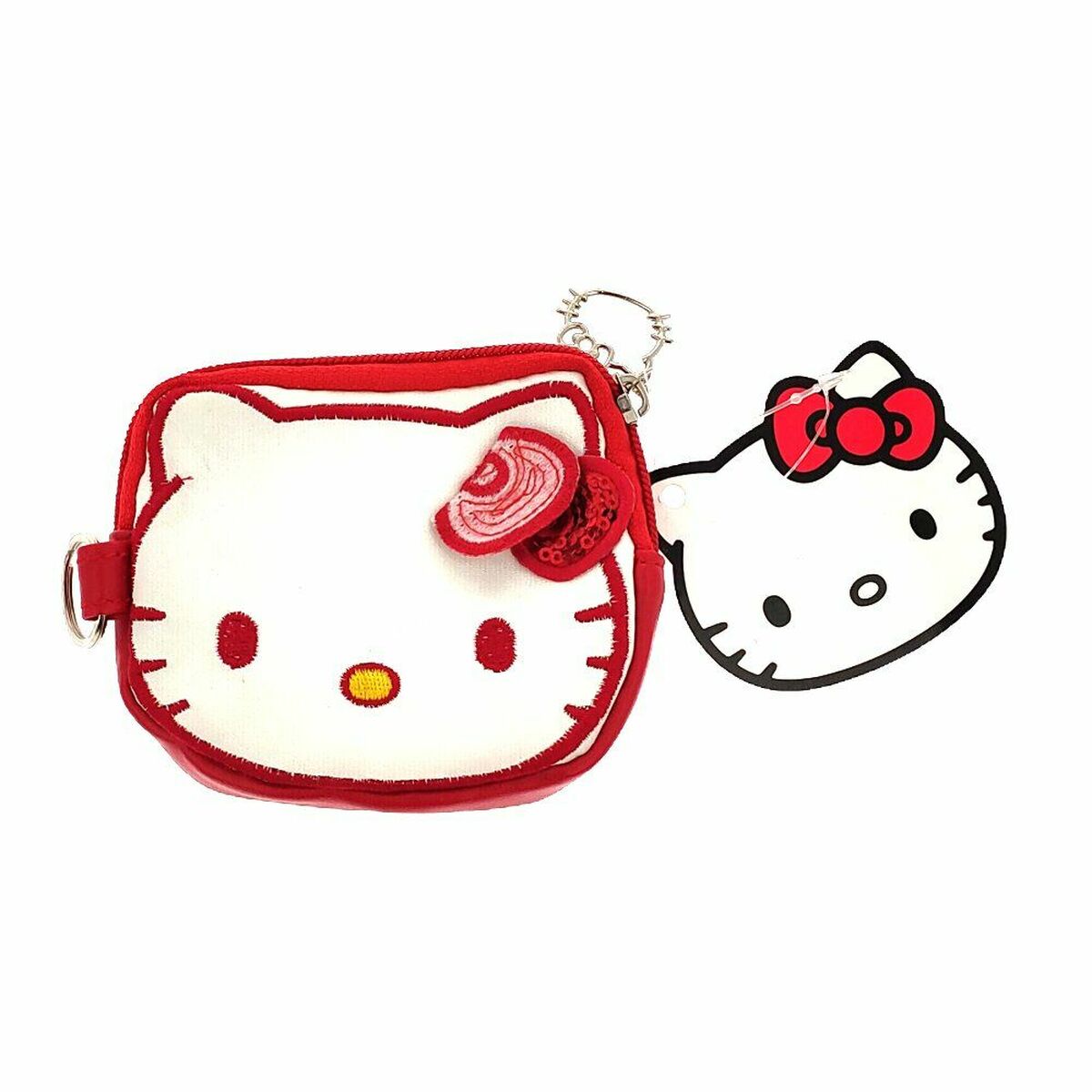 Handväska Jugavi Hello Kitty Röd Vit