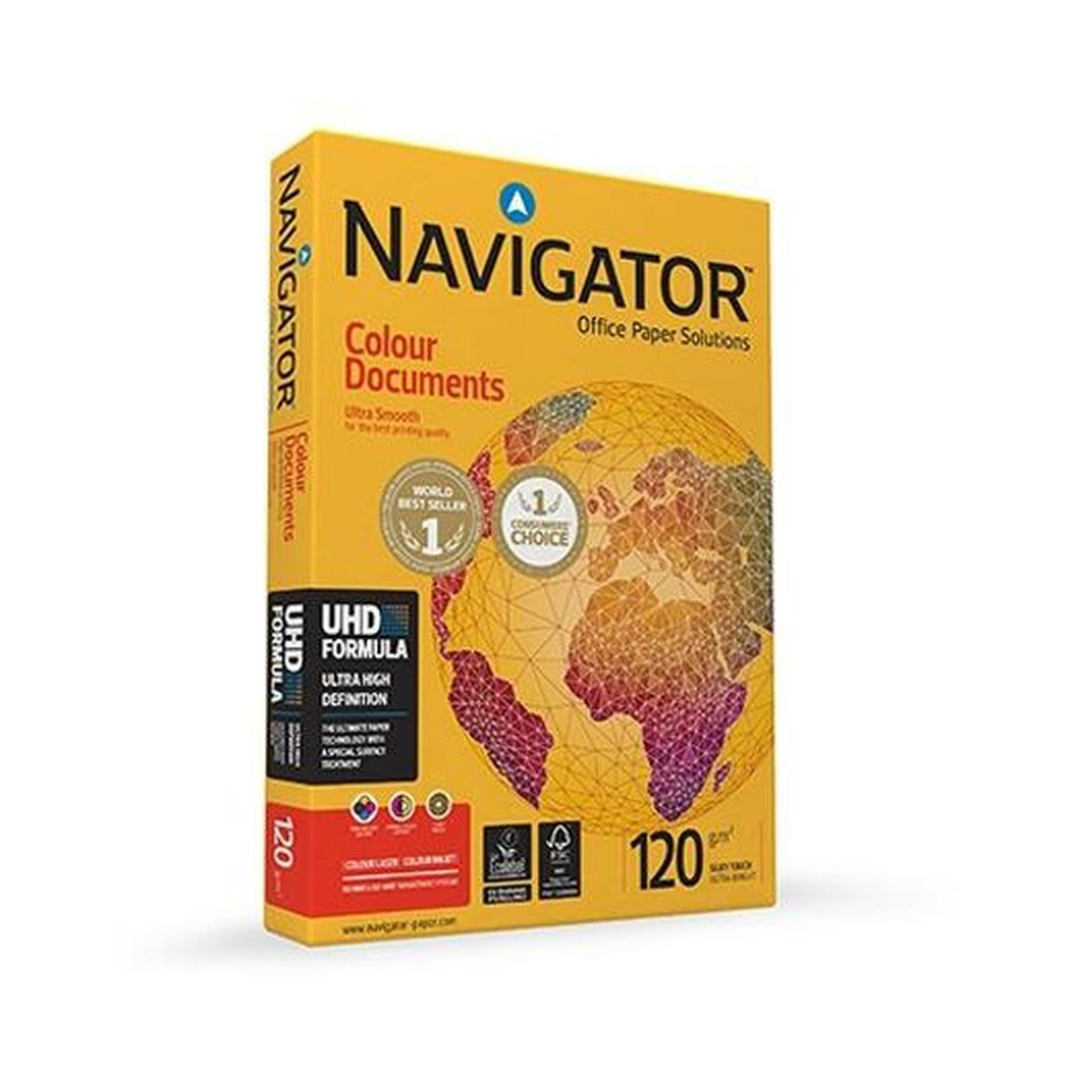 Skrivarpapper Navigator Color Documents A4 250 Blad (8 antal) - 2