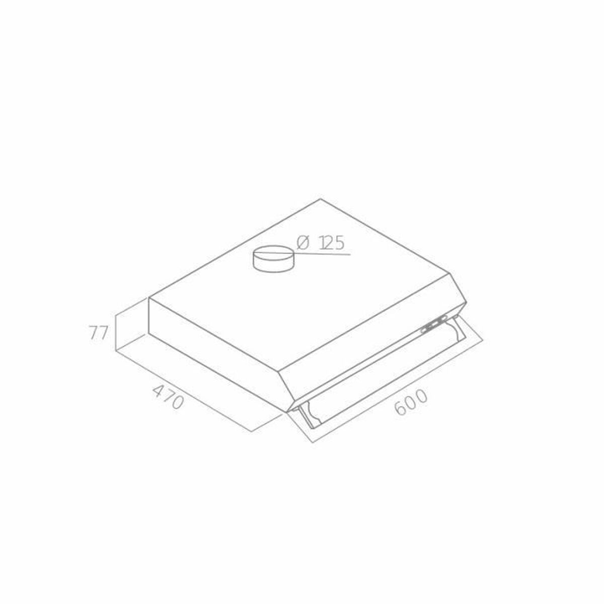 Konventionell fläkt Oceanic OCEAHT205W Vit 205 m3/h - 6