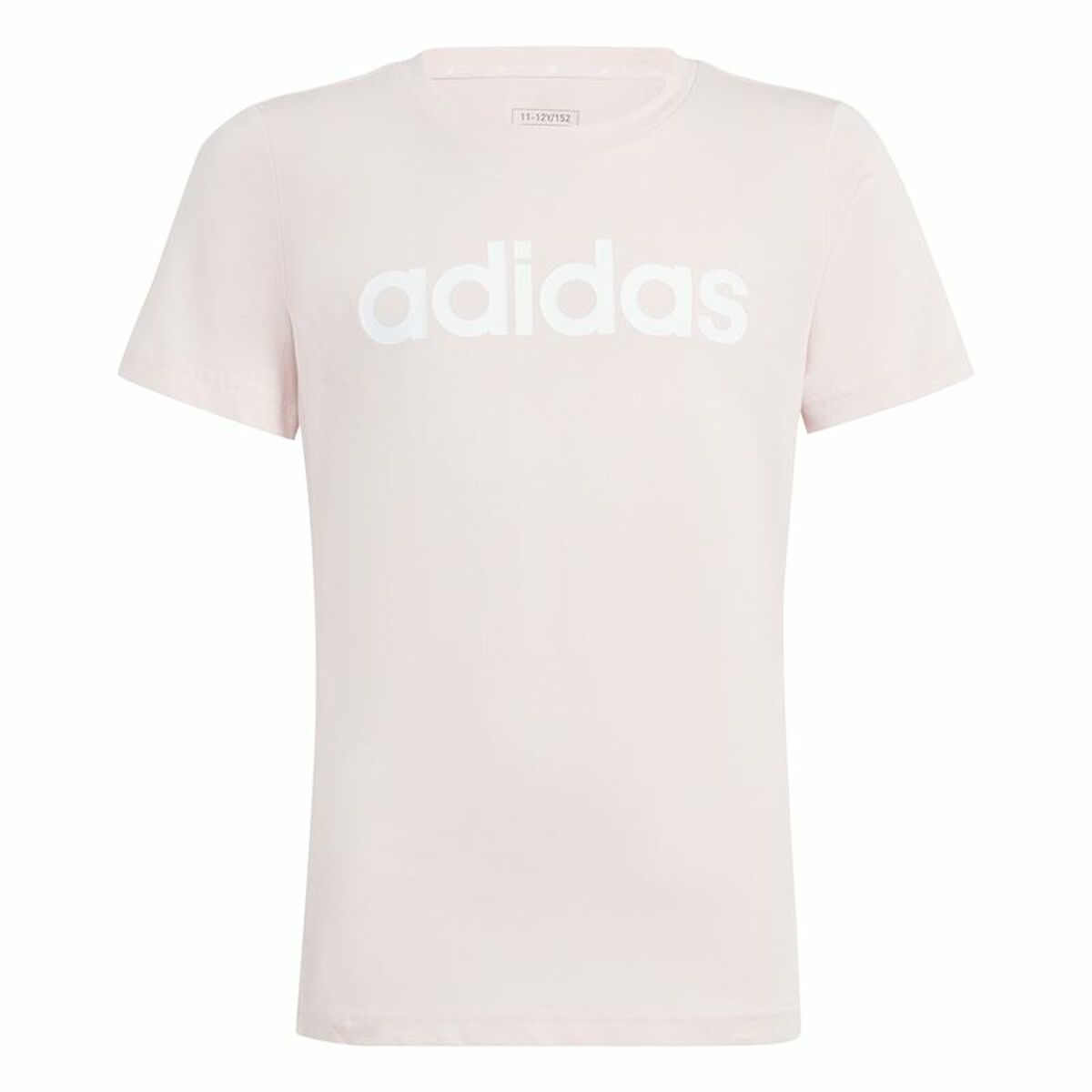 Barn T-shirt med kortärm Adidas Essentials Linear Logo Cotton Slim Fit