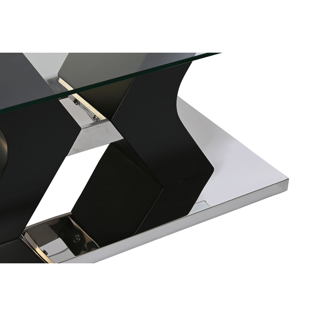 Soffbord DKD Home Decor Trä 120 x 60 x 45 cm Härdat glas Trä MDF - 8