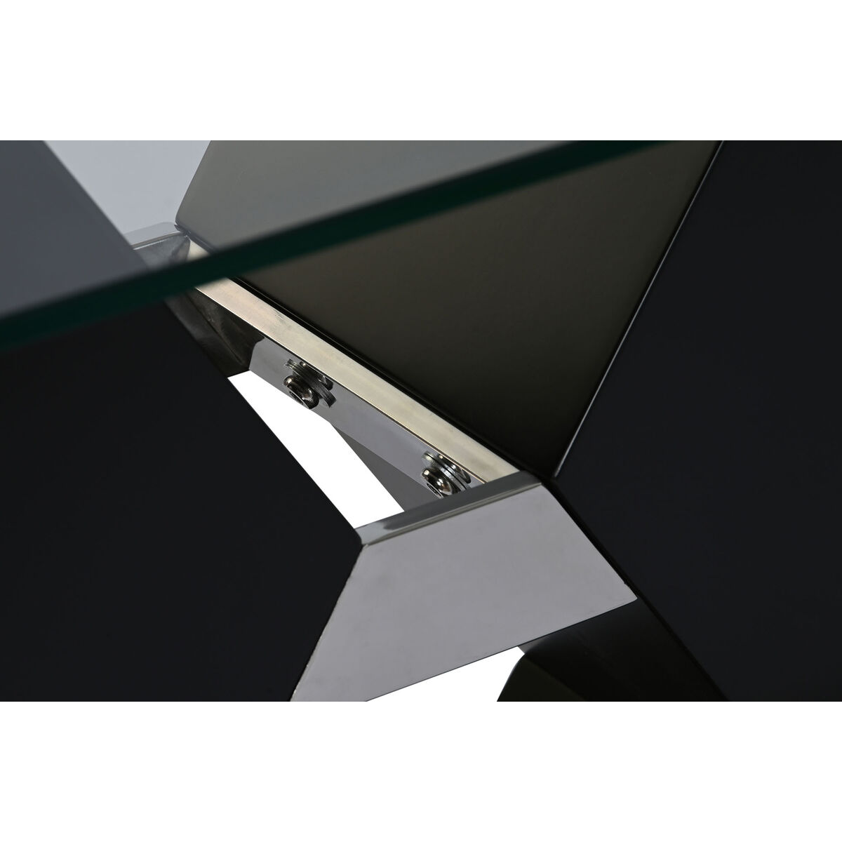 Soffbord DKD Home Decor Trä 120 x 60 x 45 cm Härdat glas Trä MDF - 9