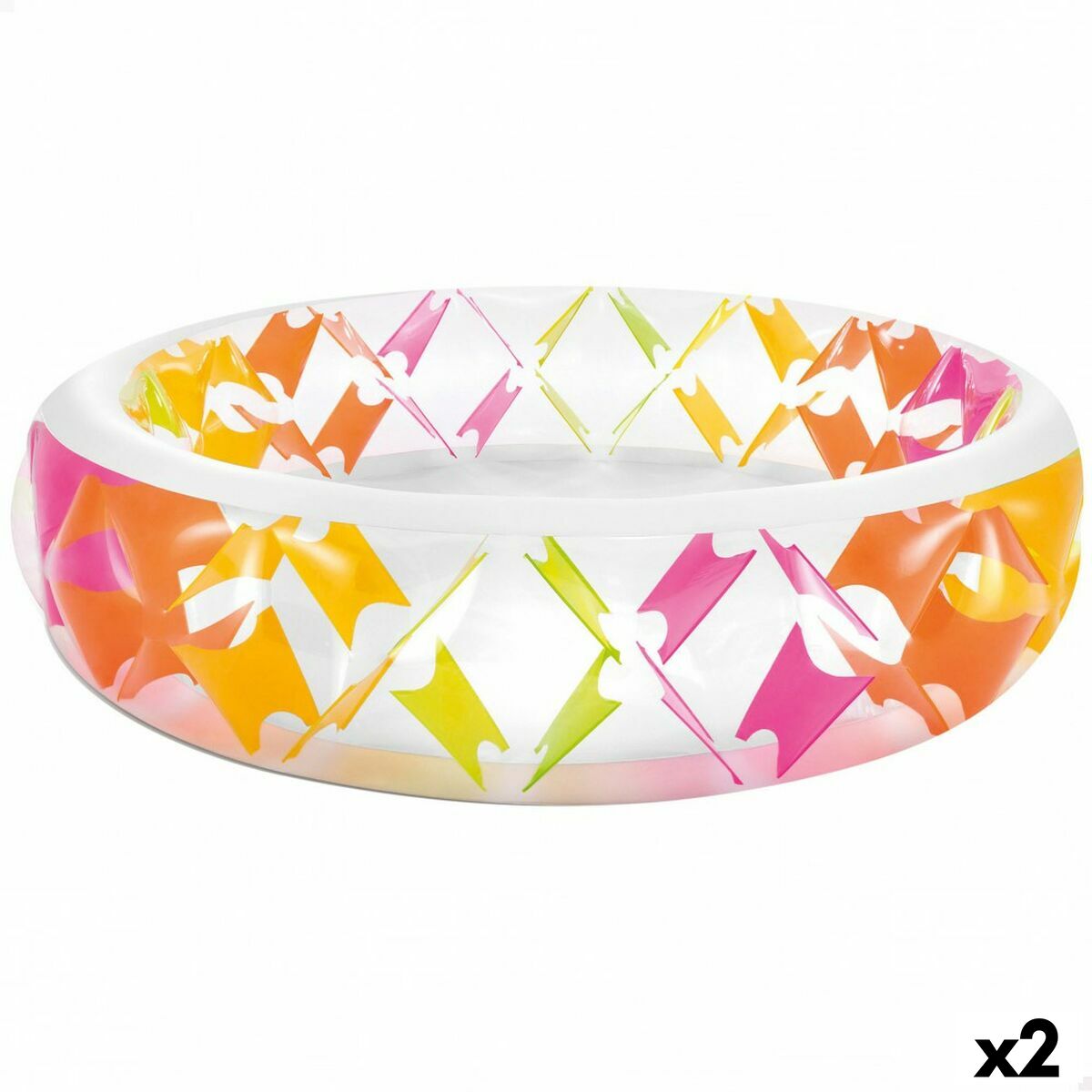 Upplåsbar bassäng Intex 840 L 229 x 56 x 229 cm (2 antal)