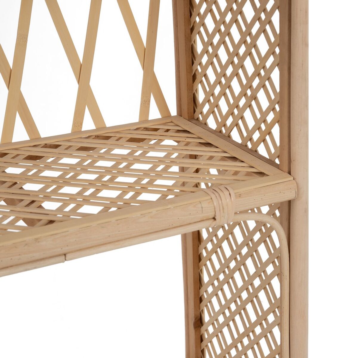 Bokhylla RATÁN 64 x 34,5 x 171 cm Naturell Bambu - 5