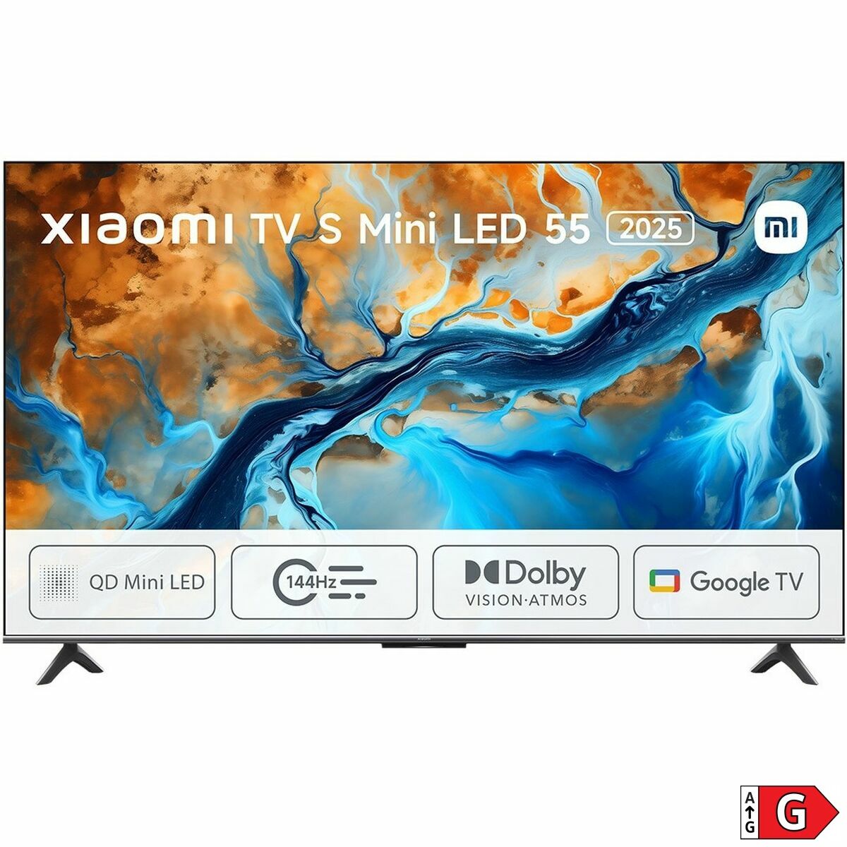 Smart TV Xiaomi S 2025 4K Ultra HD 55" QLED - 2