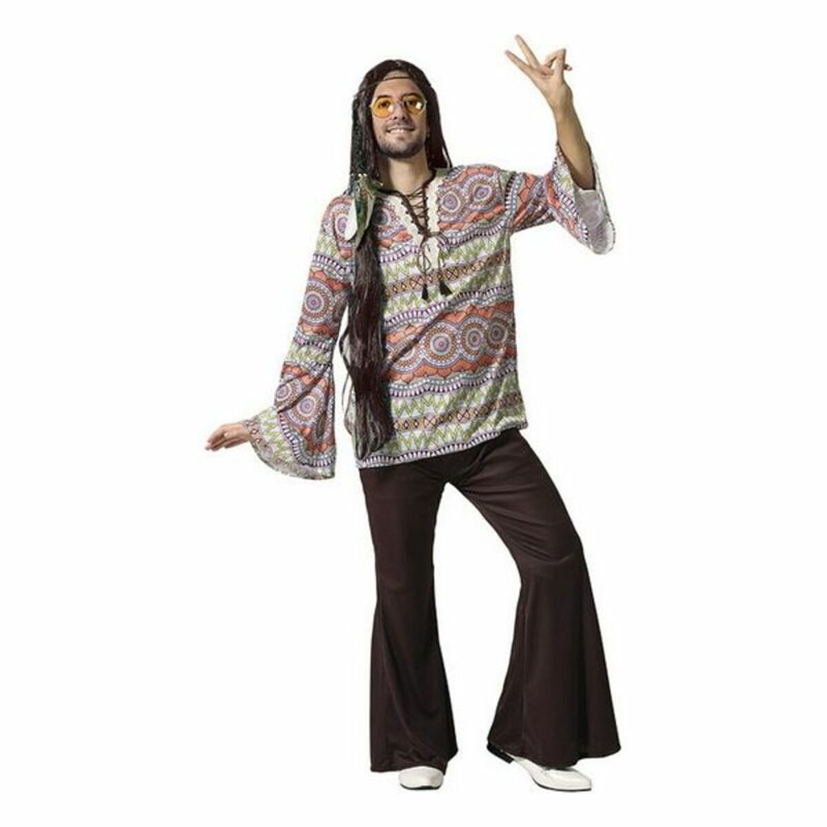 Maskeraddräkt vuxna Hippie - 9