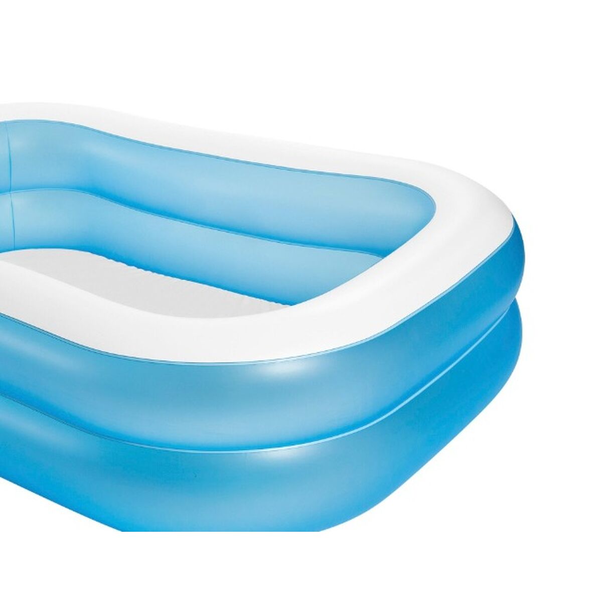 Upplåsbar bassäng Intex Blå Vit Blå/Vit 540 L 203 x 48 x 152 cm (3 antal) - 9