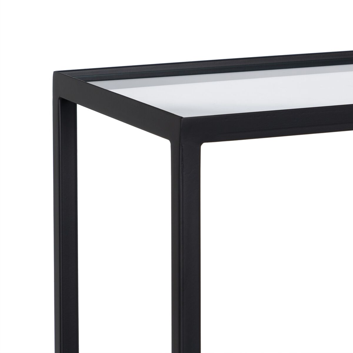 Bokhylla Svart Glas Järn 70 x 23 x 161 cm - 6