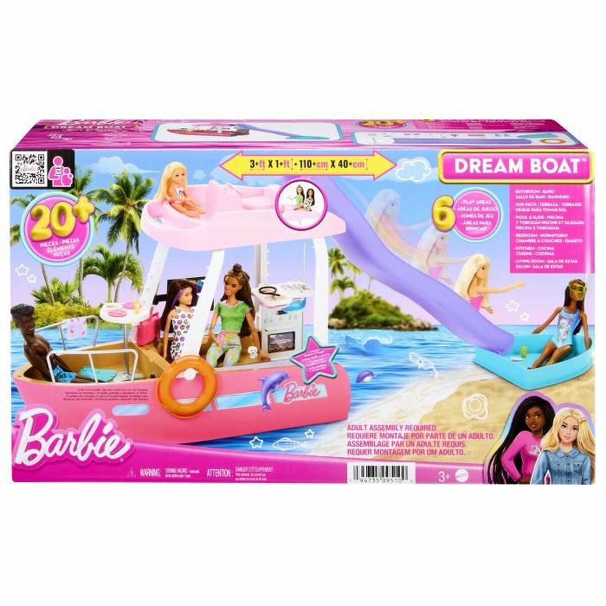 Playset Barbie Dream Boat Båt - 8