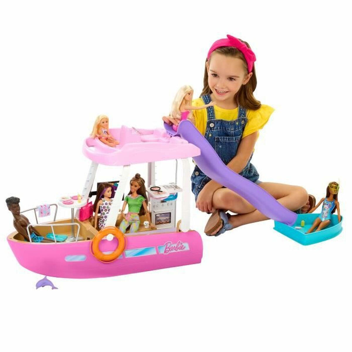 Playset Barbie Dream Boat Båt - 10
