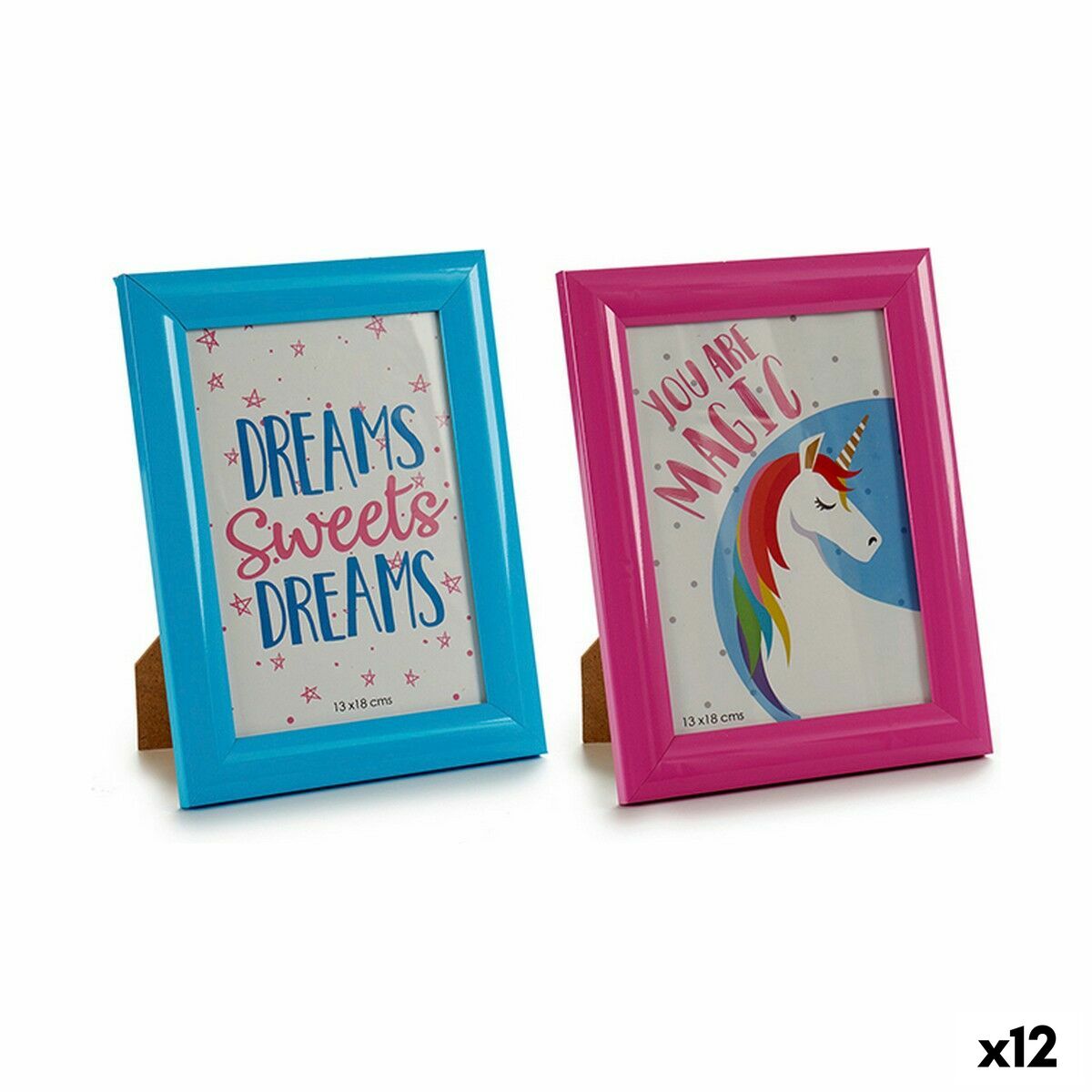 Fotoram Gift Decor Glas polystyren Enhörning (12 antal) - 3