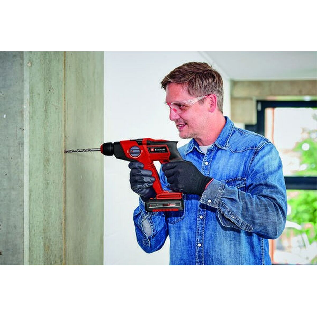 Perforeringshammare Einhell TE-HD 18/12 Li - Solo 1300 rpm - 4