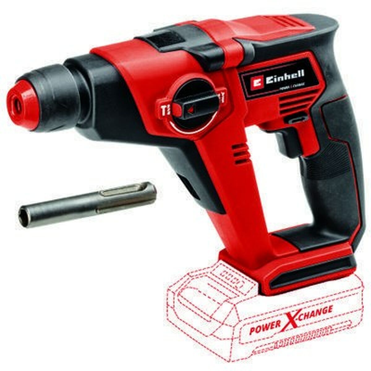 Perforeringshammare Einhell TE-HD 18/12 Li - Solo 1300 rpm - 3