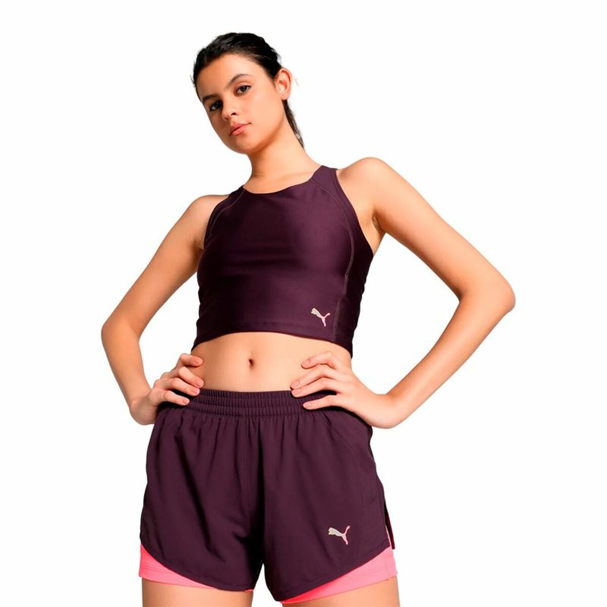 Sport-topp, Dam Puma Run Ultraform Crop Tank - 3