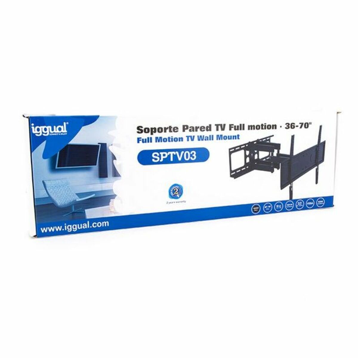 TV-fäste iggual SPTV03 IGG314654 36"-70" 50 kg - 6