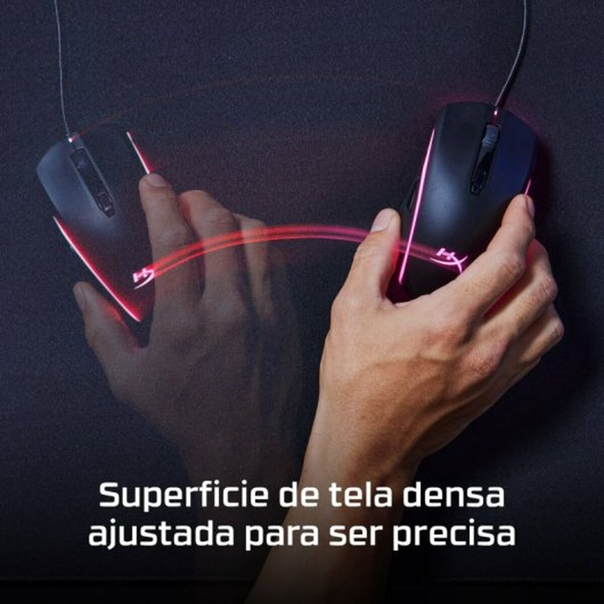Musmatta Hyperx Pulsefire Svart - 2