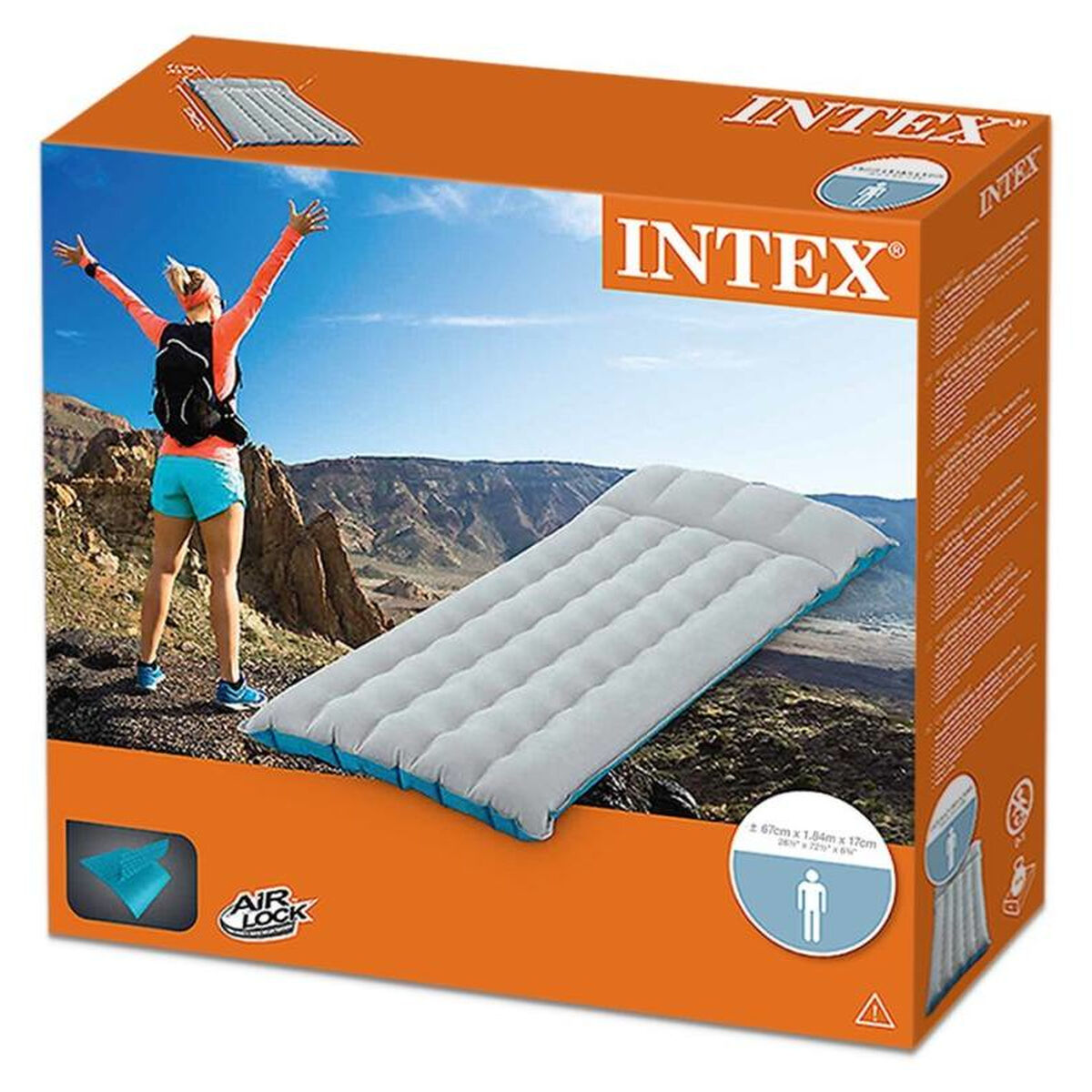 Luftmadrass Intex 184 x 67 x 17 cm 184 x 67 x 17 cm - 3