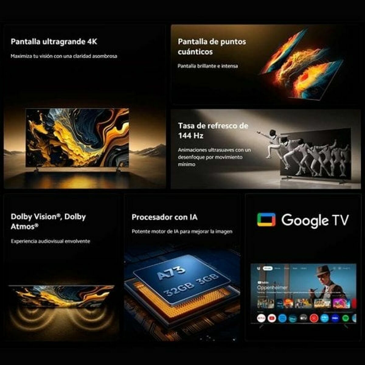 Smart TV Xiaomi ELA5730EU 4K Ultra HD 85" QLED - 6