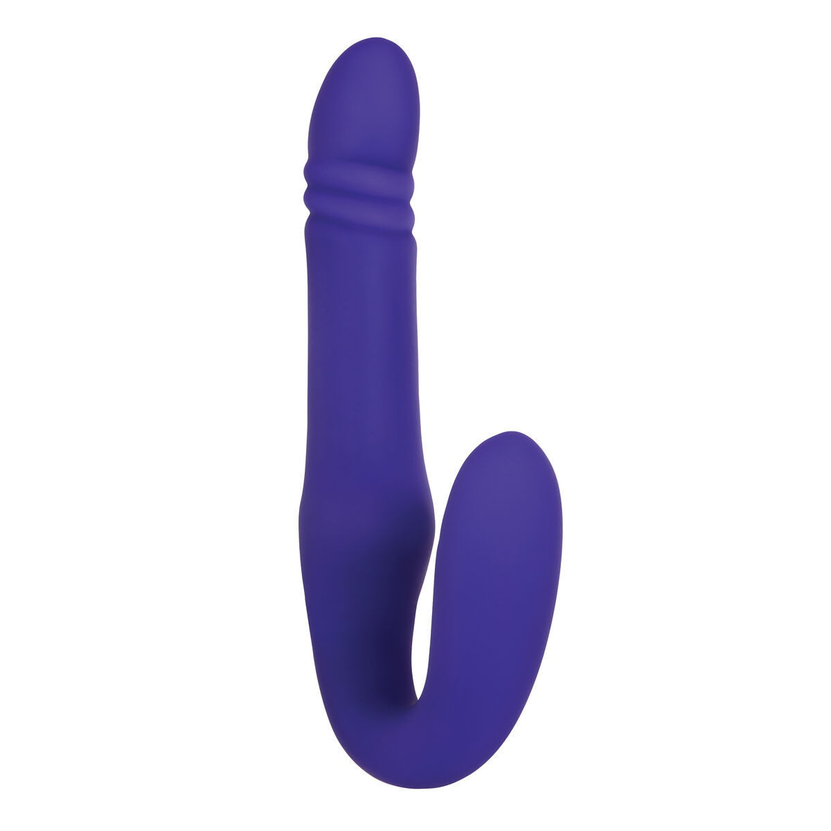 Smekningsapparat Double Penetration Adam & Eve Ultimate Thrusting Strapless Purpur - 4