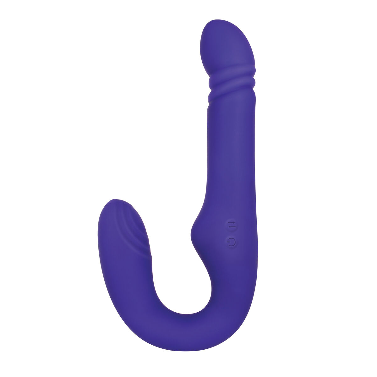 Smekningsapparat Double Penetration Adam & Eve Ultimate Thrusting Strapless Purpur