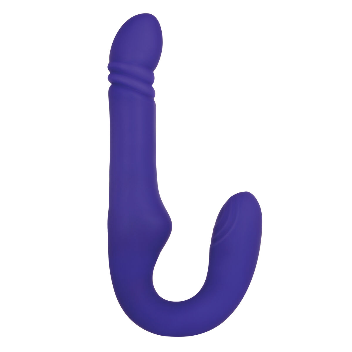 Smekningsapparat Double Penetration Adam & Eve Ultimate Thrusting Strapless Purpur - 7