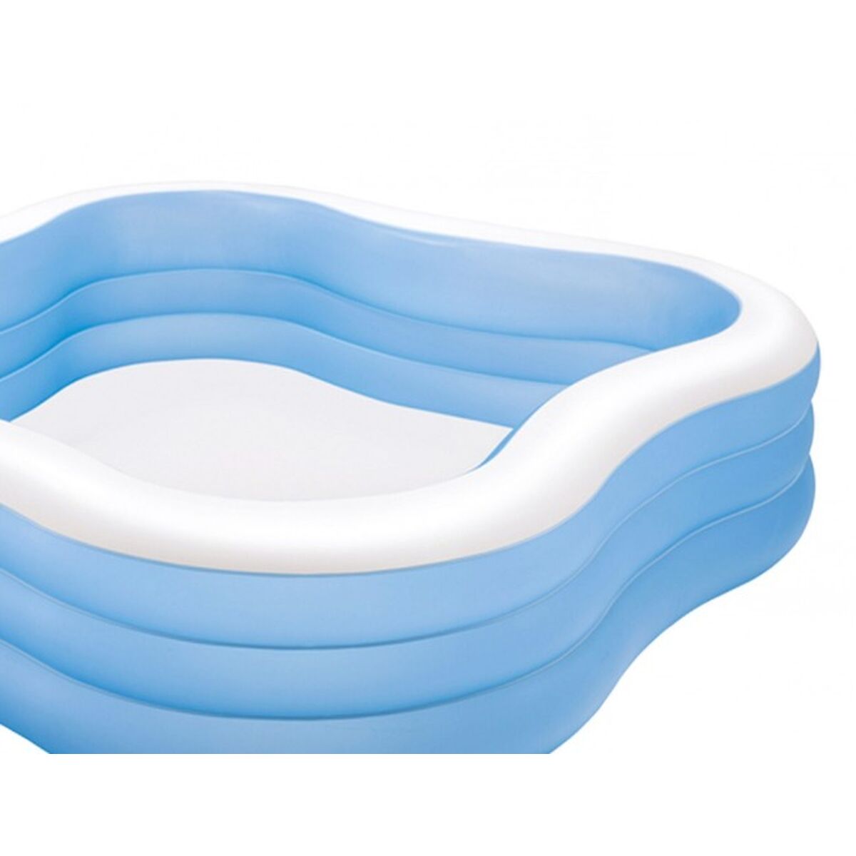 Upplåsbar bassäng Intex Blå 1250 L 229 x 56 x 229 cm (2 antal) - 9
