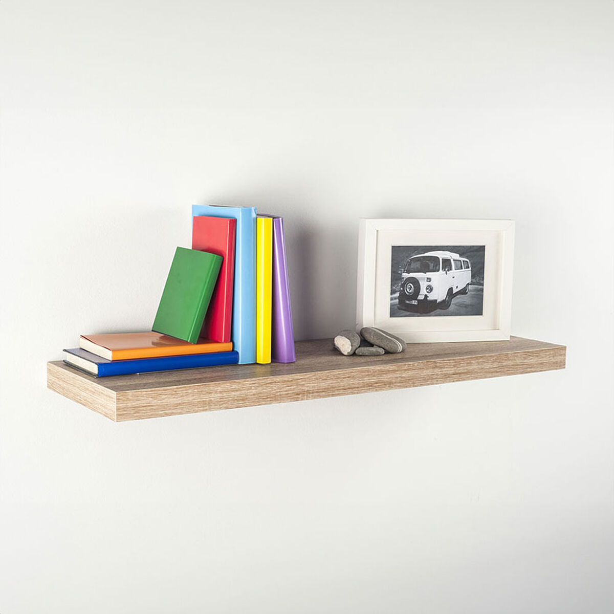 Hyllor Fepre 047692 Tölgy 80 x 25 cm Invisible - 2