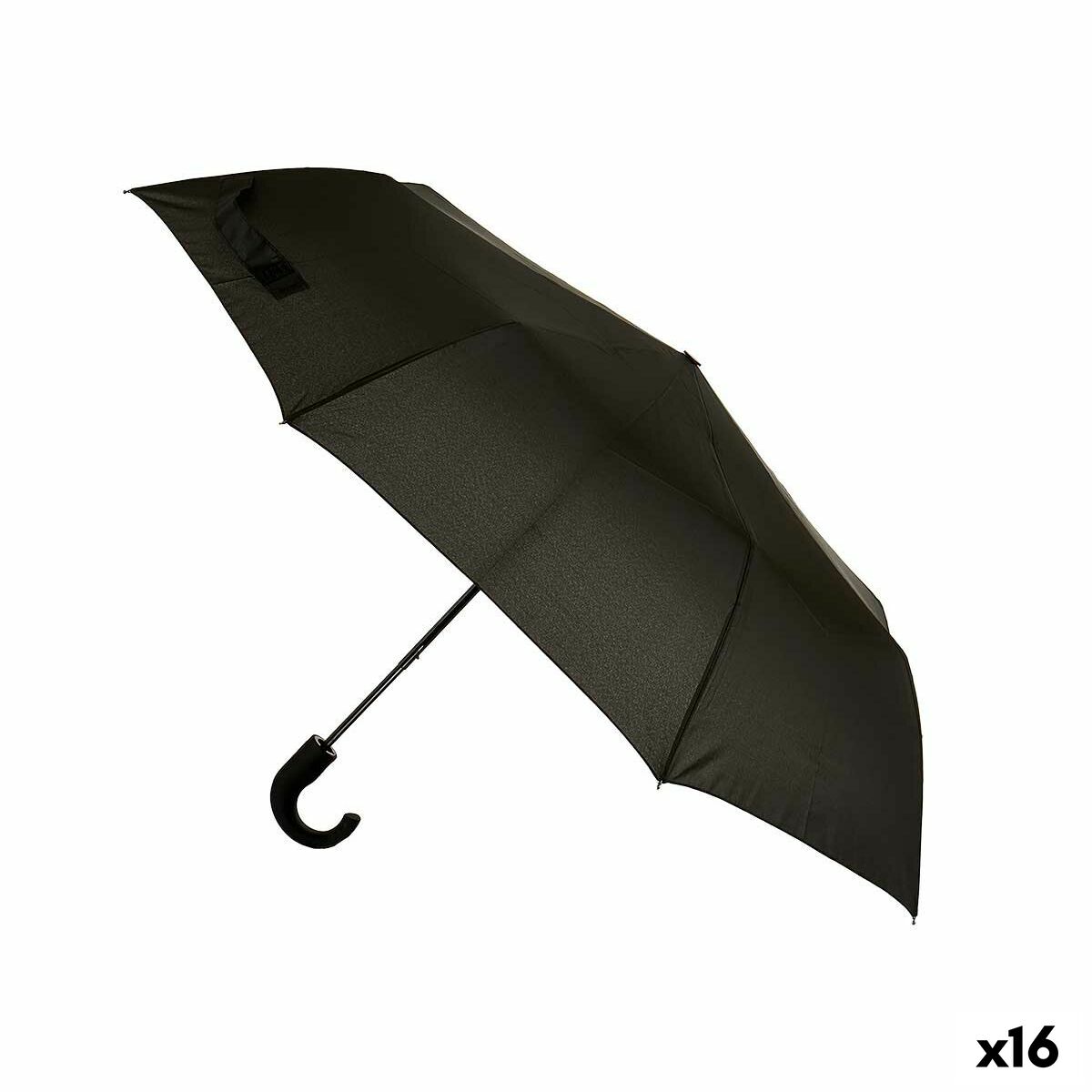 Paraply Svart 100 x 100 x 62 cm 5 x 5,5 x 35 cm 12 x 35 x 3,5 cm (16 antal)