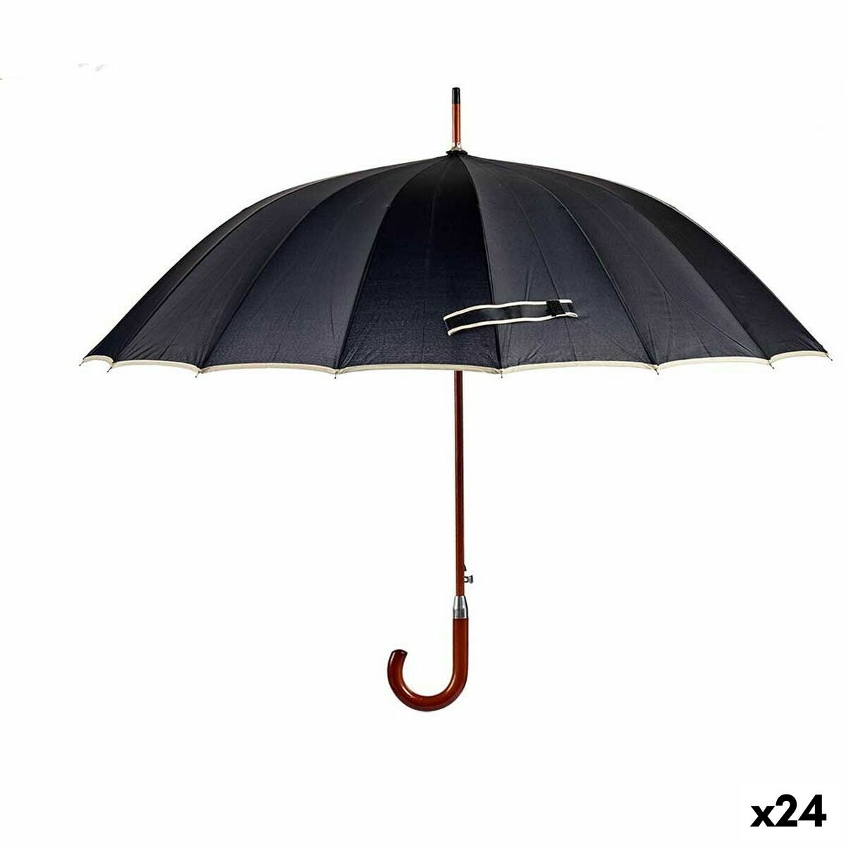Paraply Svart 110 x 110 x 95cm 12 x 4 x 95 cm 12 x 95 x 2 cm 12 x 95 x 7 cm (24 antal)