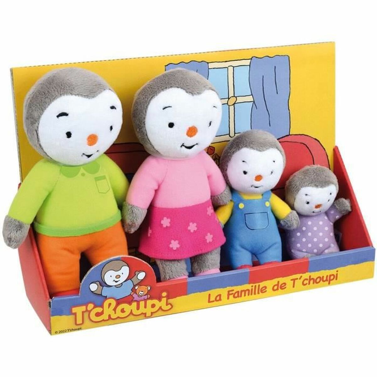 Mjukisleksak Jemini T´Choupi Family - 2
