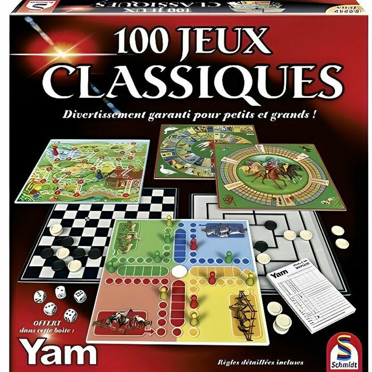 Sällskapsspel Schmidt Spiele 100 classic games - 2