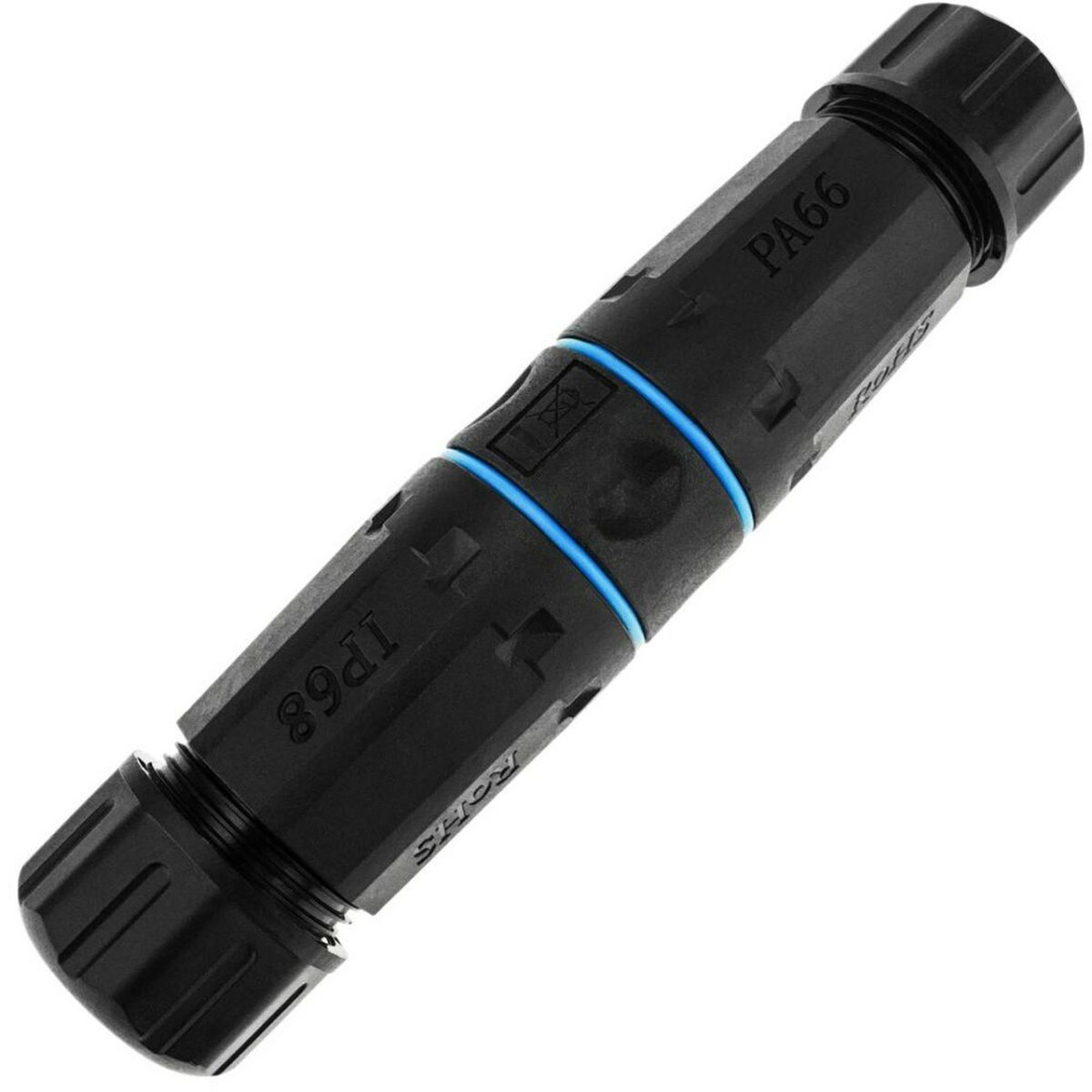 Adapter RJ45 Techly IWP-MD C6-IP68T Svart - 4