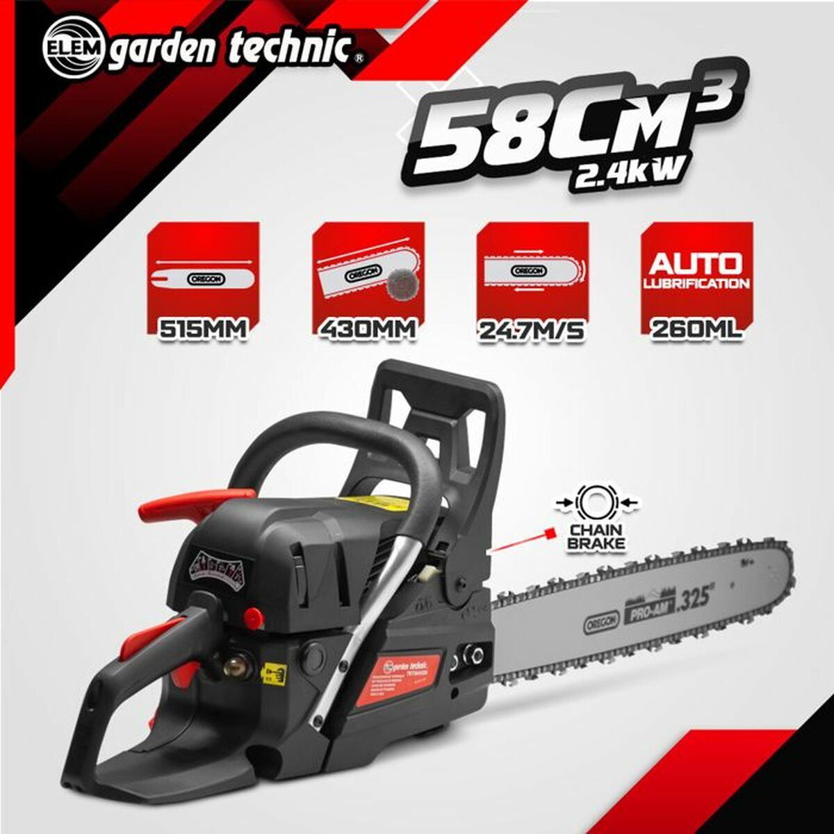 Motorsåg Elem Technic (50 cm) - 2