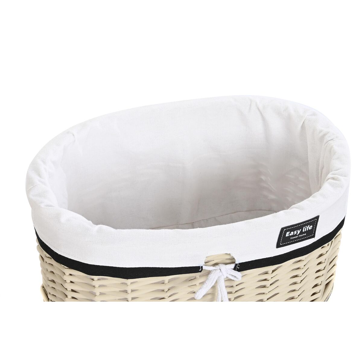 Korgset DKD Home Decor Vit Beige vide 51 x 38 x 58 cm - 2