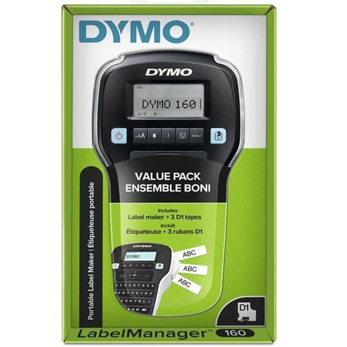 Elektrisk Etikettskrivare Dymo LM160 Svart 1,2 mm 6 antal - 4