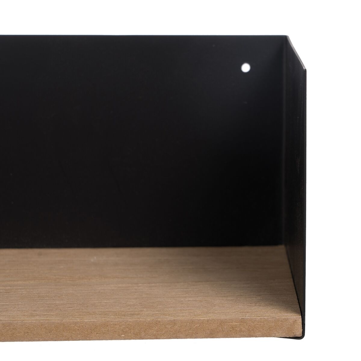 Bokhylla Brun Svart Trä Järn 60 x 12 x 15 cm - 3
