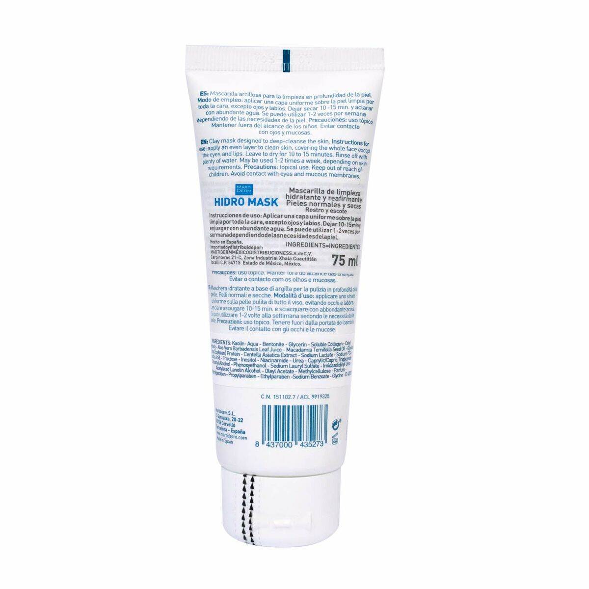 Fuktande ansiktsmask Martiderm 1472-35273 75 ml - 7